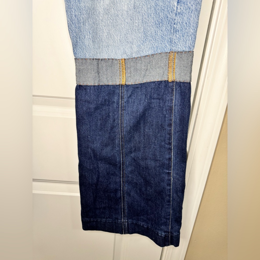 Aeropostale Patchwork Wide Leg Women's Jeans - SKU 1065 - Picture 3 of 7